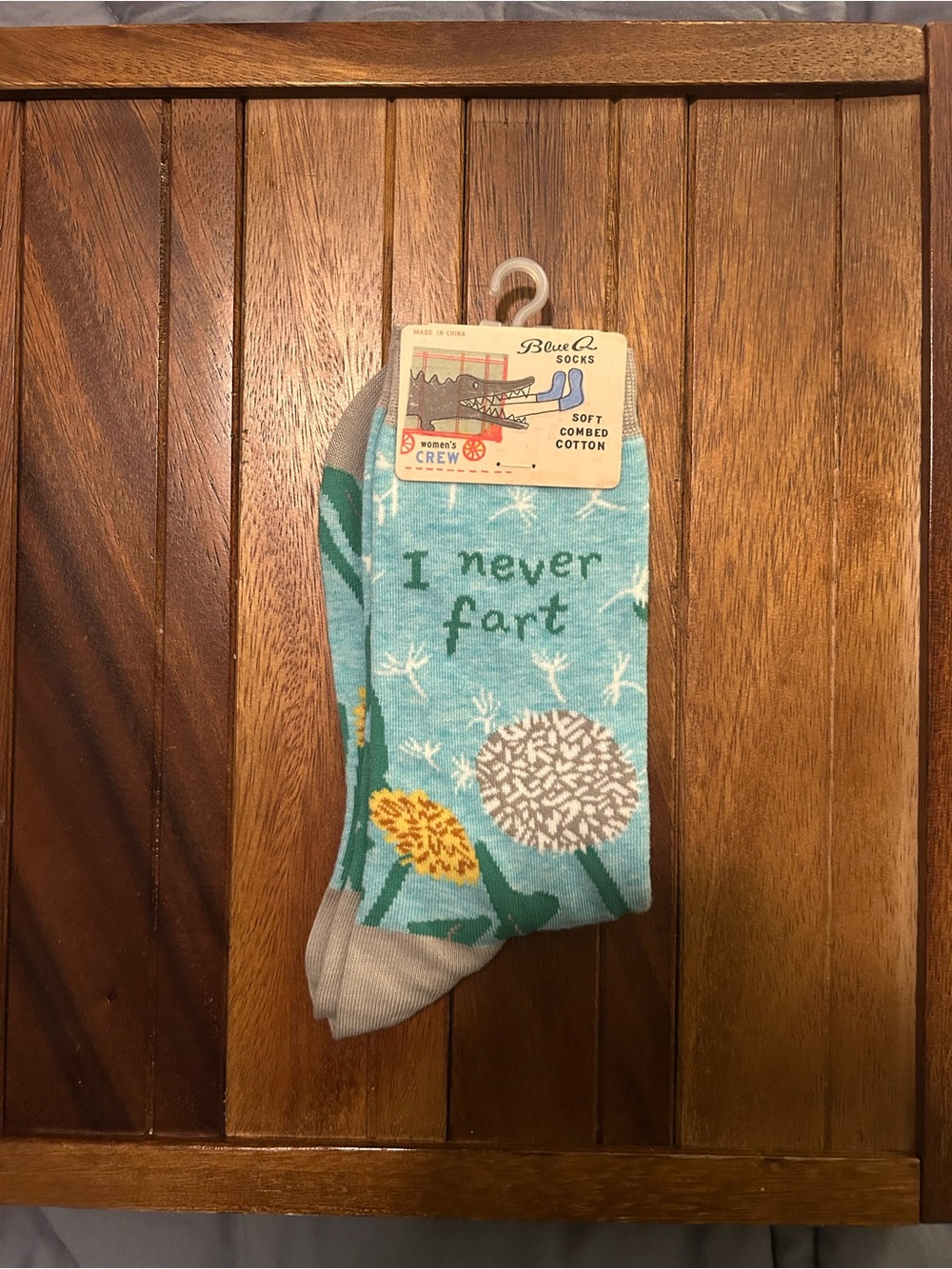 Blue Q Crew Socks